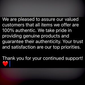 All items are Authentic!!